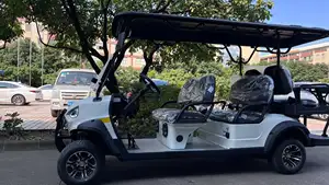 Electric Golf Cart Lithium Battery Golf Cart Golf Cart Custom 6 Seater Electric Club Car Low Speed Mini Bus Tourist Hotel Car