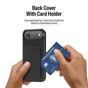 เคสโทรศัพท์แบบบางพิเศษ ป้องกันรอบด้าน สำหรับ iPhone 17 Air พร้อมช่องใส่บัตร ดีไซน์เรียบง่าย ป้องกันการตกกระแทก - Product Image 3