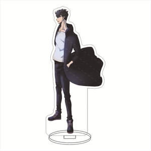 Vente en gros 15CM <span class=keywords><strong>Solo</strong></span> nivellement Sung Jin Woo <span class=keywords><strong>Manga</strong></span> japonais dessin animé support Anime acrylique plaque debout - Product Image 5