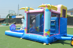 <span class=keywords><strong>Petite</strong></span> sirène rebond rebondissant maison toboggan combo videur rebondissant château <span class=keywords><strong>de</strong></span> saut gonflable - Product Image 3