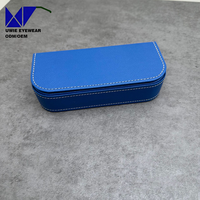 Nouvel Arrivage : Étui à Lunettes en Cuir PU Grain Mouton Fait Main, Boîte Cadeau Rétro Magnétique pour Lunettes de Soleil, Étui Portable en Cuir