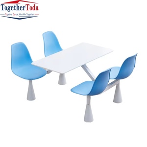 Muebles de Comedor para Escuelas y Cafeterías, Diseño Duradero y Elegante, Juego de Mesa y Sillas al por Mayor para Estudiantes y Personal de Empresas - Product Image 1