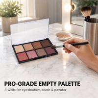 Palette de fards à paupières, anticernes et rouges à lèvres de luxe, OEM, palette de fards à paupières imperméables, forme personnalisée