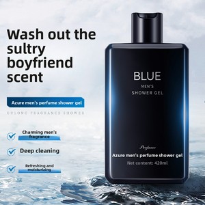 Gel de Ducha y Champú Azure para Hombre, Set de Dos Piezas para Lavar y Cuidar la Piel con Glicerina Hidratante, Producto Auténtico - Product Image 2