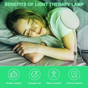 Lampu terapi cahaya, terapi cahaya hijau dengan fungsi timer dan kecerahan yang dapat disesuaikan untuk membantu meningkatkan rasa kesejahteraan Anda - Product Image 3