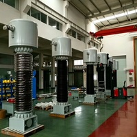 Transformateur de courant isolé au gaz SF6 haute tension LVQB, norme IEC pour centrale électrique EPC