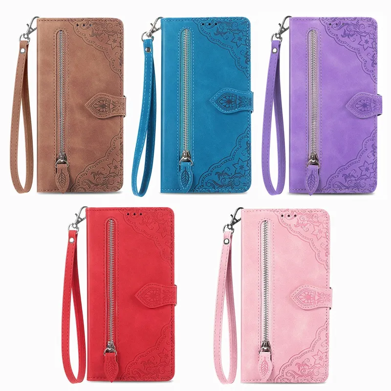 Zipper design wallet case phone cover for Nothing Phone, For Galaxy S22/S23 Plus/S24 Phone case with card holder