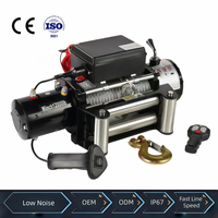 Protection contre les surcharges, certifié CE, sans fil, antidérapant lors de la charge, freinage en cas de panne de courant, treuil 24V pour UTV, ATV, 4x4, SUV