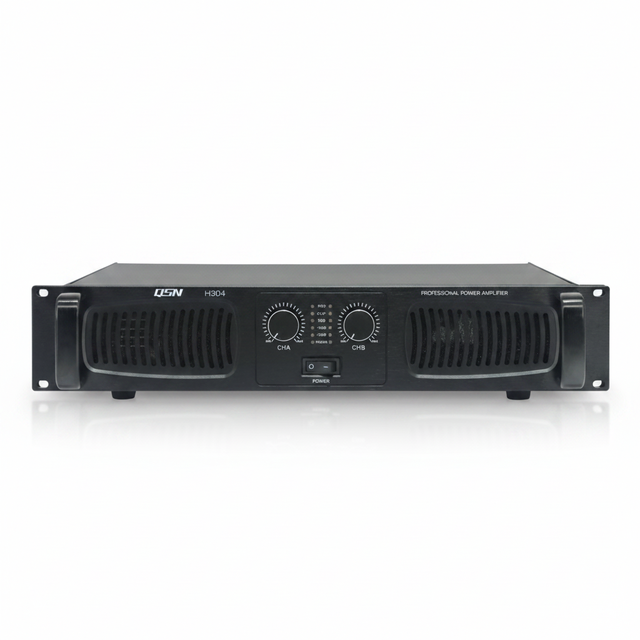 Hot Sale Professional H304 Digital Power Amplifier 2 Channels 400WX2 Hi-Fi ClassAB 8ohm Big Power Hi-Fi Power Amplifiers