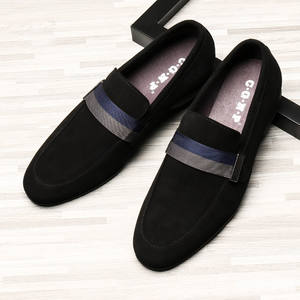 Chaussures en cuir respirantes et élégantes pour hommes, chaussures plates décontractées et habillées pour affaires, chaussures d'extérieur rehaussantes grandes tailles pour hommes - Product Image 3