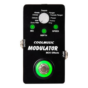 Pedal de Efectos para Guitarra COOLMUSIC de Fábrica OEM, Modulador Digital de Bajo con True Bypass - Product Image 1