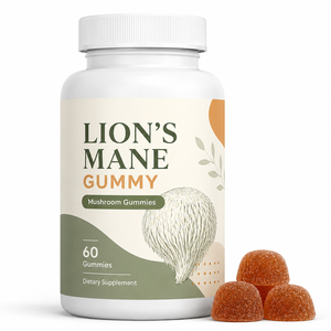 OEM Brain Support Lions Mane Mushroom Extract Gummies Lion's Mane Gummy <span class=keywords><strong>para</strong></span> el <span class=keywords><strong>sistema</strong></span> digestivo y la inmunidad - Product Image 1