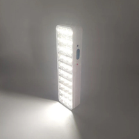 Lampu Darurat LED 30Pcs Tanpa Perawatan, Lampu Dinding Darurat LED Multi-Fungsi Dengan Baterai, Kecerahan Tinggi / Rendah