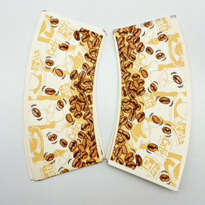 Eco-Friendly Single PE Coated Paper Cup Fan Good Quality Chinese Manufacturer's Cup Fans for Hot Noodles Stamping