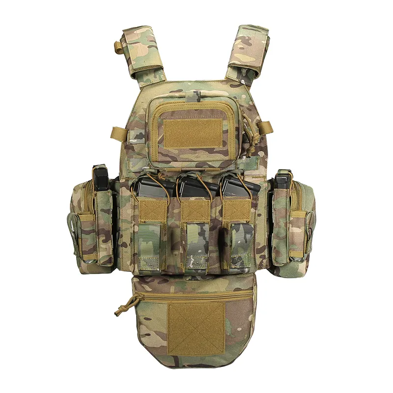 Yakeda Armor Vest Camouflage 1000D Oxford Plate Carrier gilet di sicurezza tattico per uomo