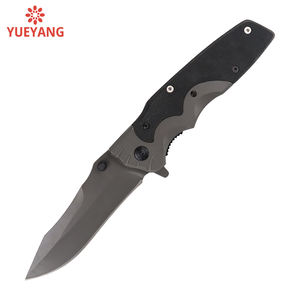 YUEYANG taşınabilir EDC Survival taktik açık kamp bıçağı yüksek sertlik 3Cr13 paslanmaz çelik bıçak G10 kolu OEM - Product Image 1