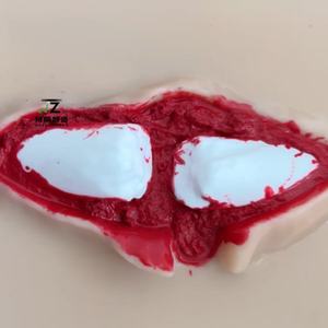 Módulo de Entrenamiento para Fracturas Abiertas de Tibia, Modelo de Simulación de Heridas Abiertas de PVC para Práctica de Sutura - Product Image 6