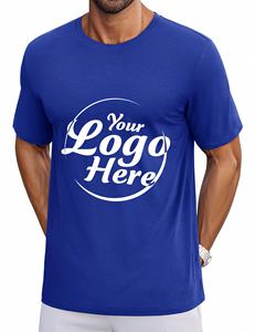 Camiseta básica de manga corta de algodón ligero para hombre, ropa deportiva transpirable de secado rápido para entrenamiento, diseño estampado suave y holgado - Product Image 5