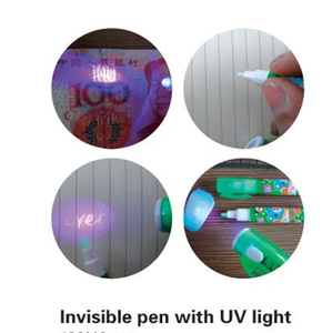 Mini Bolígrafo Secreto OEM con Luz UV, Bolígrafo Invisible Mágico para Mensajes <span class=keywords><strong>Secretos</strong></span>, Marcador Textil, Tinta Invisible UV que Desaparece en Tela - Product Image 5