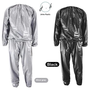 Harga pabrik uniseks anti-sobek PVC setelan <span class=keywords><strong>Sauna</strong></span> keringat Neoprene Gym kebugaran pakaian olahraga untuk menurunkan berat badan - Product Image 1