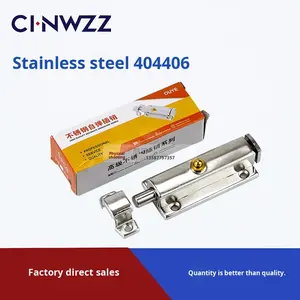 मुफ्त शिपिंग पॉलिश स्टेनलेस स्टील स्व-लोचदार स्व-लॉकिंग 3 इंच 4 इंच 406 पुश बटन स्प्रिंग डोर लाच - Product Image 2