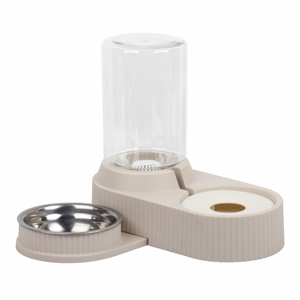 2 in 1 ciotole per cani e gatti Set per alimenti per animali domestici e ciotola per bere acqua resistente ciotola staccabile per cani e gatti - Product Image 1