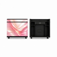 Écran LED large GOB 2560x960 P1.5 incurvé 3840Hz WiFi mobile luminosité 600CD garantie 2 ans pour affichage en galerie d'art