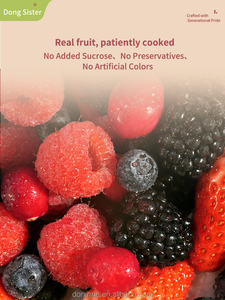 OEM ODM trà bong bóng Thành phần bánh quy mứt trái cây kem món tráng miệng 120g không thêm sucrose Five-Berry mứt - Product Image 4