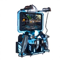 Nouvelle machine de tir VR pour enfants, simulateur de tir pour 2 joueurs, machine d'arcade à monnayeur d'intérieur avec casques VR et manettes