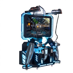 Nouvelle machine de tir <span class=keywords><strong>VR</strong></span> pour enfants, simulateur de tir pour 2 joueurs, machine d'arcade à monnayeur d'intérieur avec casques <span class=keywords><strong>VR</strong></span> et manettes - Product Image 2