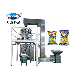 Automatic Weighting Vertical Packing Machine weigher packing machine for Snack Biscuit cookie chip Package