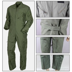 Traje de Vuelo de Piloto Ignífugo FR Cwu-27/P Nomex Verde Salvia - Product Image 2