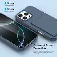 Étui de téléphone LeYi Factory Discount Bestselling avec fente pour cartes, étui portefeuille professionnel 3-en-1 pour iPhone 15 16 17 Pro Max