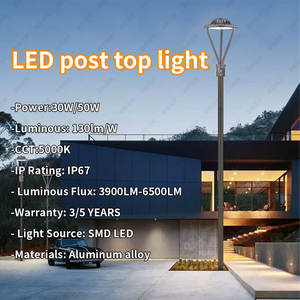 Lámpara LED de Jardín para Exteriores de Alta Calidad, de Aluminio, Eléctrica, 30W 50W 75W 100W 150W, Impermeable IP67 - Product Image 3