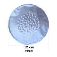 Feuilles de papier d'aluminium pour narguilé HongQiang, épaisses, argentées, noires, résistantes à la chaleur, antiadhésives, 50 pièces/boîte, vente en gros