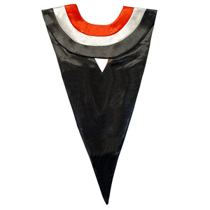 Châle de remise de diplôme vert brodé en forme de V, écharpe académique de maîtrise et de doctorat, cape pour cérémonie universitaire Printemps 2025 - Product Image 3