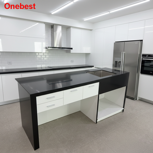 Arredamento per Cucine di Ristoranti, Banconi e Tavoli da <span class=keywords><strong>Bar</strong></span> in Corian Bianco e Nero, Tavoli da <span class=keywords><strong>Bar</strong></span> per Hotel - Product Image 1