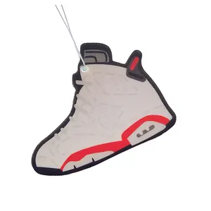 Wholesale Sneaker Shoes Sports Crafts Long Lasting Perfume Hanging Air Freshener Different Scents Paper Car Air Freshener