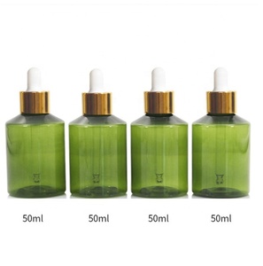 Wholesale Reusable High Quality Small 50ml 100ml Essential Oil Serum Perfume Plastic <strong>Dropper</strong> <strong>Bottle</strong> with Lids for Cosmetics - Product Image 5