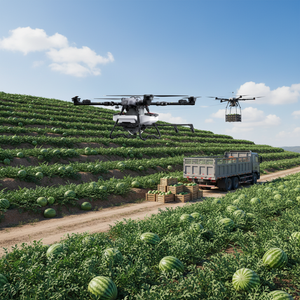 Dron Agrícola de Fibra de Carbono con Cámara para Protección de Cultivos, Protección Auditiva Real, Suministro para Accidentes por Ahogo, Meanirsd GFM 8OL - Product Image 3