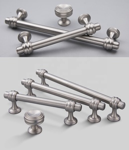 Mango de aleación de Zinc para muebles de China, barra en T sólida de oro y cromo, mango de lujo - Product Image 5