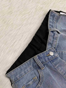 Pronto per la Spedizione Taglie USA S-2XL Abbigliamento Femminile Jeans <span class=keywords><strong>in</strong></span> Denim Patchwork <span class=keywords><strong>Pantaloni</strong></span> <span class=keywords><strong>Invernali</strong></span> - Product Image 5