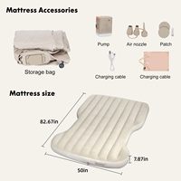 Matelas de camping portable auto-gonflant, matelas de couchage confortable pour voiture, matelas de camping pour Tesla Model Y 2024 2023 2022 2021