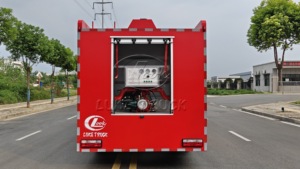 Camión de Bomberos Dongfeng 4x2 con Tanque de Agua de 8m³ y Equipo de Bombeo - Product Image 5