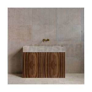 Newstar Personnalisé Mur Monté Flating Moderne Travertin Long <span class=keywords><strong>Étroit</strong></span> <span class=keywords><strong>Lavabo</strong></span> Vanité <span class=keywords><strong>Salle</strong></span> <span class=keywords><strong>De</strong></span> Bains <span class=keywords><strong>Lavabo</strong></span> À Main Avec <span class=keywords><strong>Lavabo</strong></span> Navire - Product Image 1