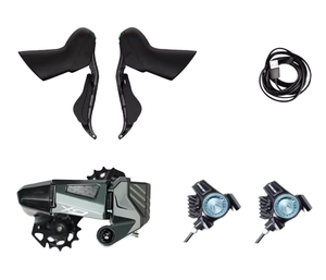 จักรยานเสือหมอบคาร์บอนไฟเบอร์ ล้อ 700c 21 สปีด ระบบเกียร์ไฟฟ้า Wheeltop พร้อมดิสก์เบรก โช้คหน้า รับน้ำหนักได้ 150 กก. เหมาะสำหรับปั่นในเมือง - Product Image 6