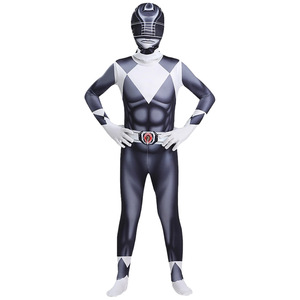 Power Rangers Cosplay Costumes Full Body Suit for Kids Role Playing Outfits <b>Set</b> Polyester Material Age 8 13 Years Summer 2026 - Product Image 5