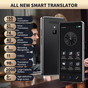 Dispositif de <span class=keywords><strong>traduction</strong></span> linguistique IA pour VORMOR A20, traducteur instantané bidirectionnel 150 langues, enregistrement/photo/ChatGPT/<span class=keywords><strong>Traduction</strong></span> hors ligne - Product Image 2