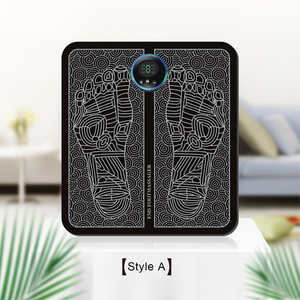 Electronic Reflexology Foot Massage Mat with Intelligent Adjustable Stage Portable Electric Massage Pad Reusable Relaxation <strong>Tool</strong>