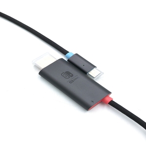 สายเคเบิลไนลอนถักแบบ Type C to HD ชุบนิกเกิล หัวต่อสีทอง ผลิตภัณฑ์ใหม่มาแรง ขายดี สำหรับ Nintendo Switch และคอมพิวเตอร์ - Product Image 2